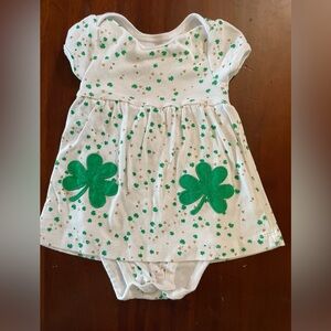 Just One You girls 9 mos St. Patrick’s Day dress